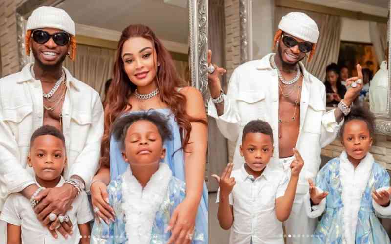 Zari Hassan, Diamond and their kids